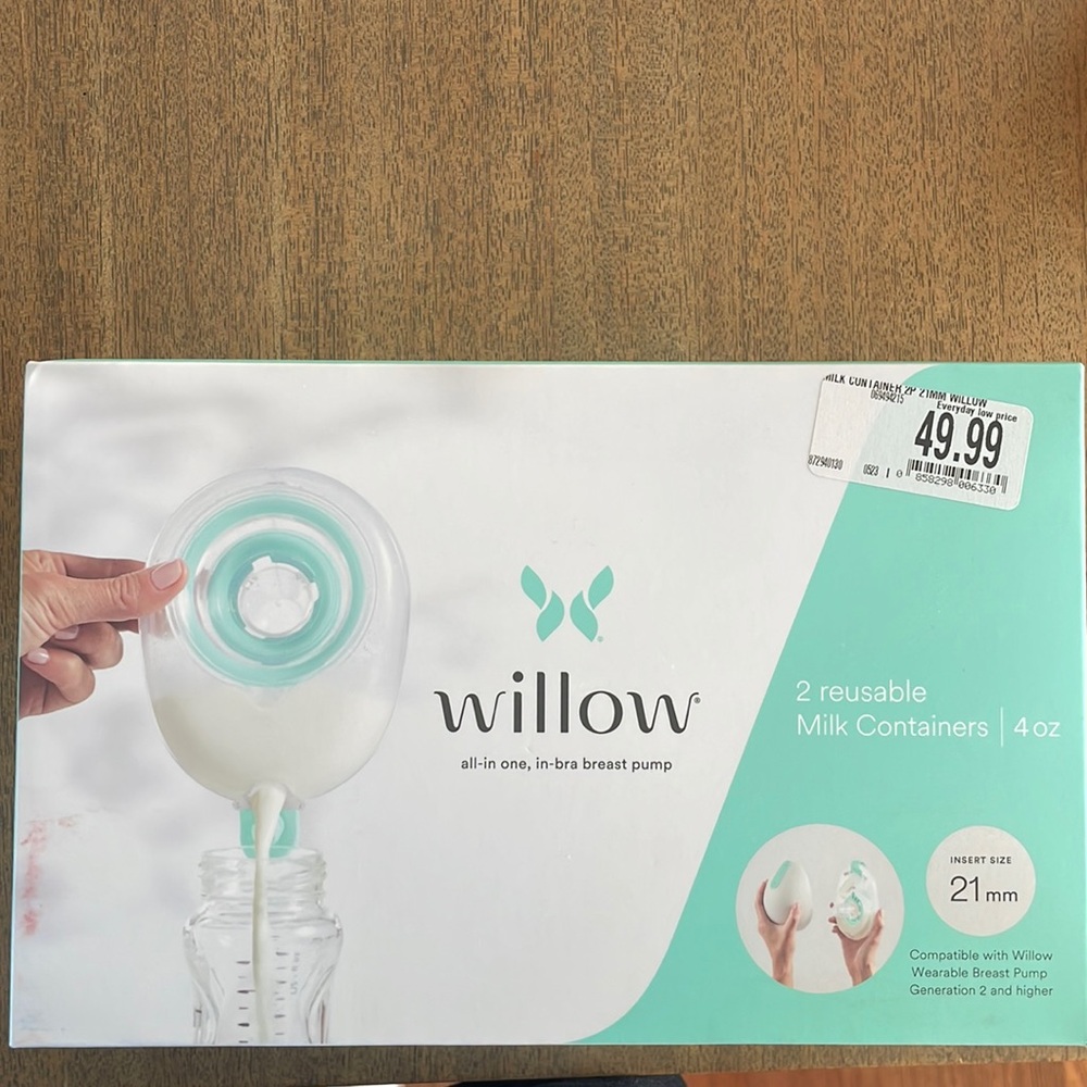 New in box, milk container